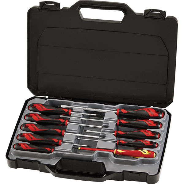 10pc MD TT-MV+ FL-PH-PZ Screwdriver Set